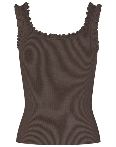 Mbym - Elinne-M Top - Chocolate Brown
